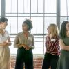 Diverse businesswomen networking